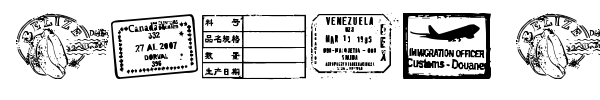 Stamp Seal TFB font preview